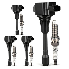 OTO-KAUTOPARTS front packaging showing coil packs and plugs for easy identification and confidence