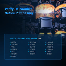 OTO-KAUTOPARTS labeled part number sticker close-up for easy OE cross-reference check