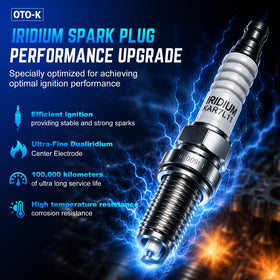 OTO-KAUTOPARTS spark plugs pre-gapped and clean, ready to install for time-saving benefit