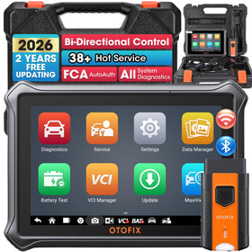 OTOFIX D1 Lite front view showing tablet design and ports for professional diagnostics