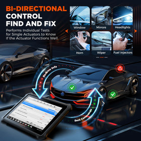 OTOFIX D1 Lite screen closeup with live data stream for faster fault pinpointing