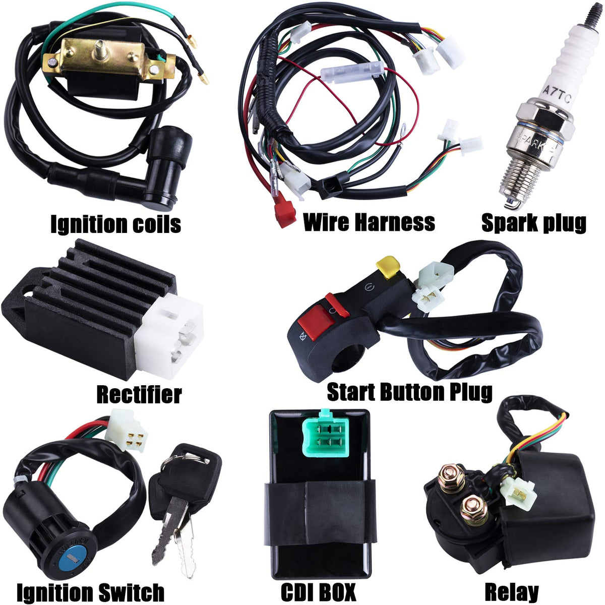 OTOHANS AUTOMOTIVE CDI and rectifier detail demonstrating clean connectors for reliable charging