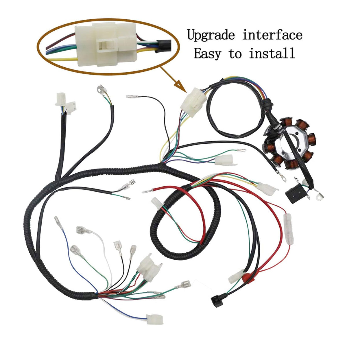 OTOHANS AUTOMOTIVE connector detail showing plug types and insulation for easy match-up