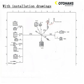 OTOHANS AUTOMOTIVE installation on ATV showing harness routing, simplifies repair and replacement