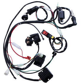 OTOHANS AUTOMOTIVE harness installed on ATV demonstrating neat fit and restored function