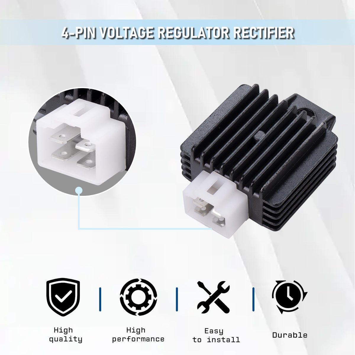 OTOHANS AUTOMOTIVE starter solenoid held in hand showing heavy-duty relay durability