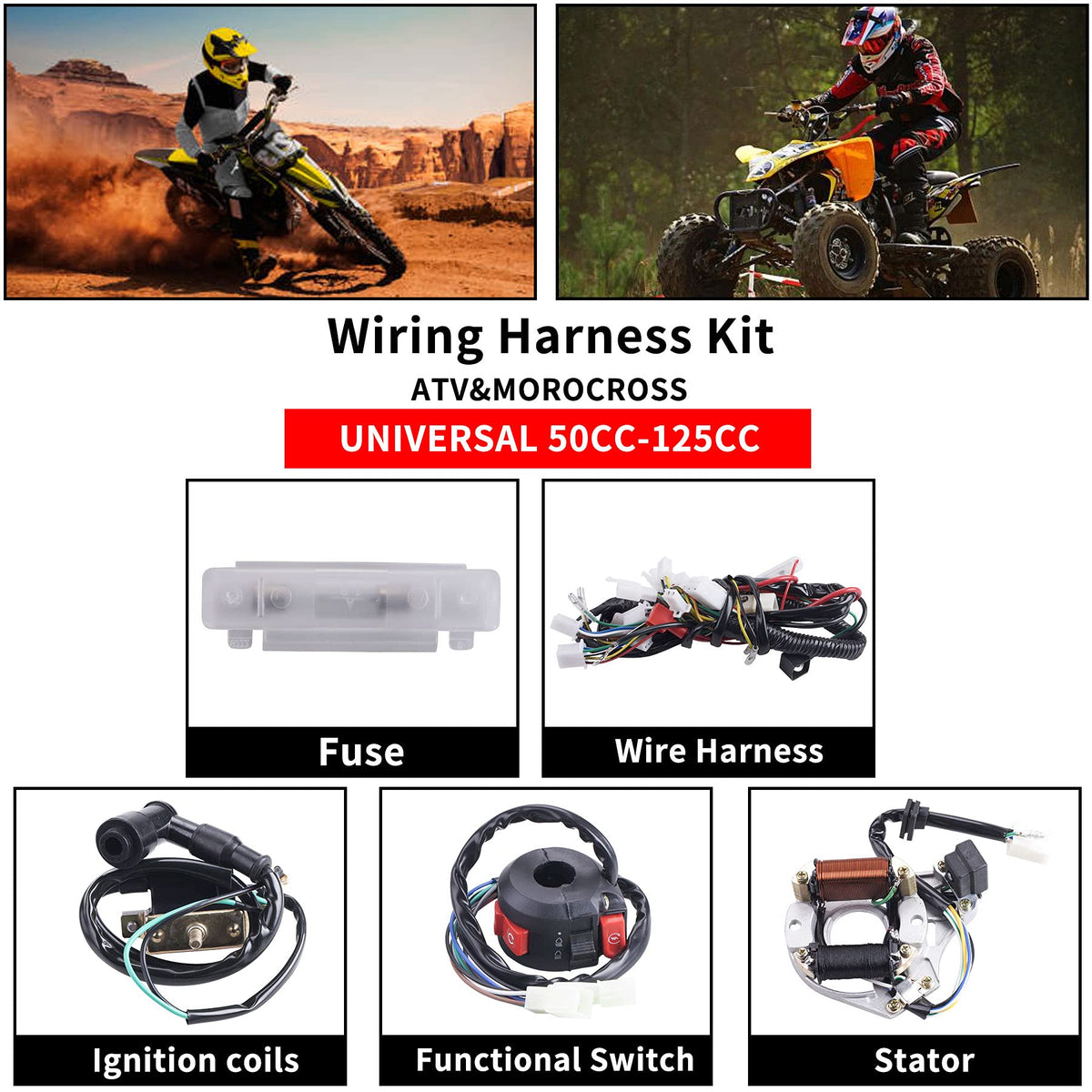 OTOHANS AUTOMOTIVE harness close-up, clear connectors for reliable fit and quick routing