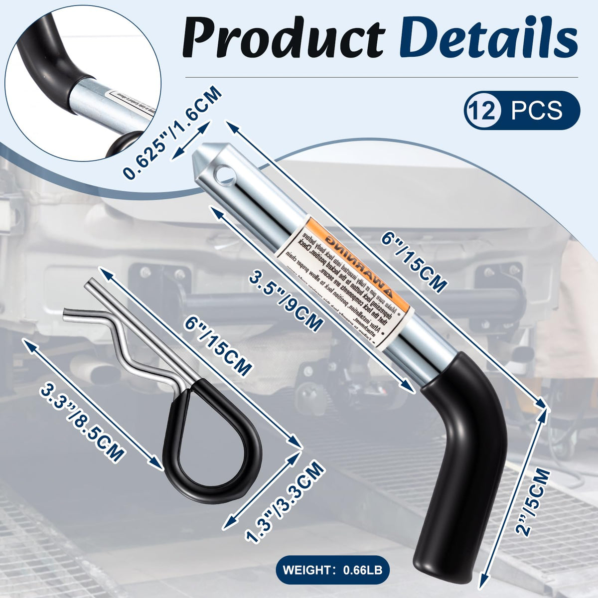 Otoolling close-up of curved black vinyl grip for secure, comfortable handling