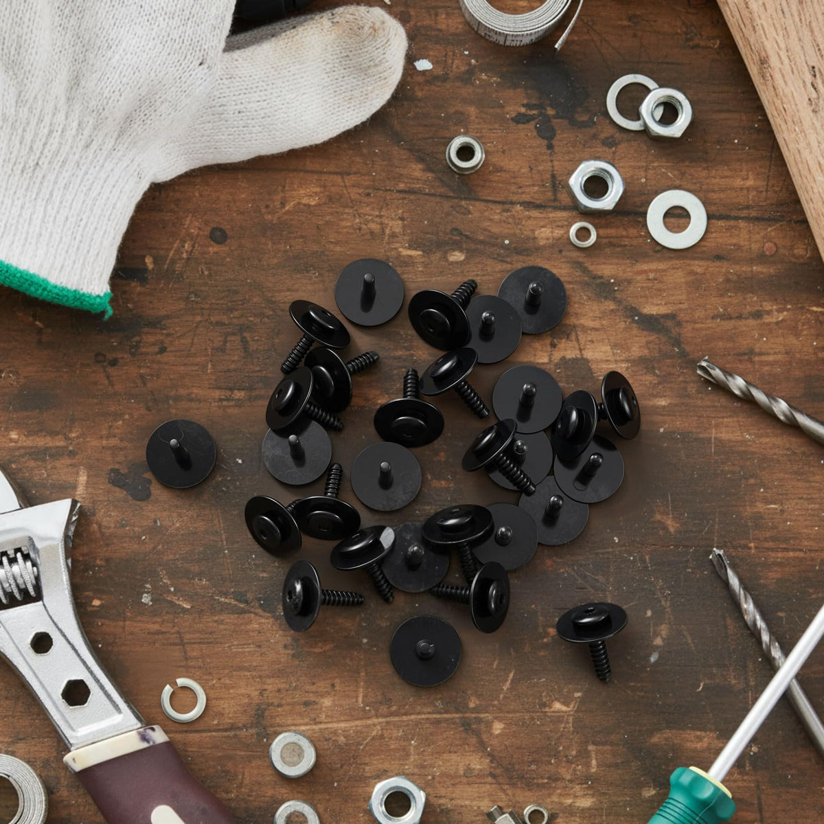 Otoolling black zinc finish close detail, corrosion resistance and lasting appearance benefit