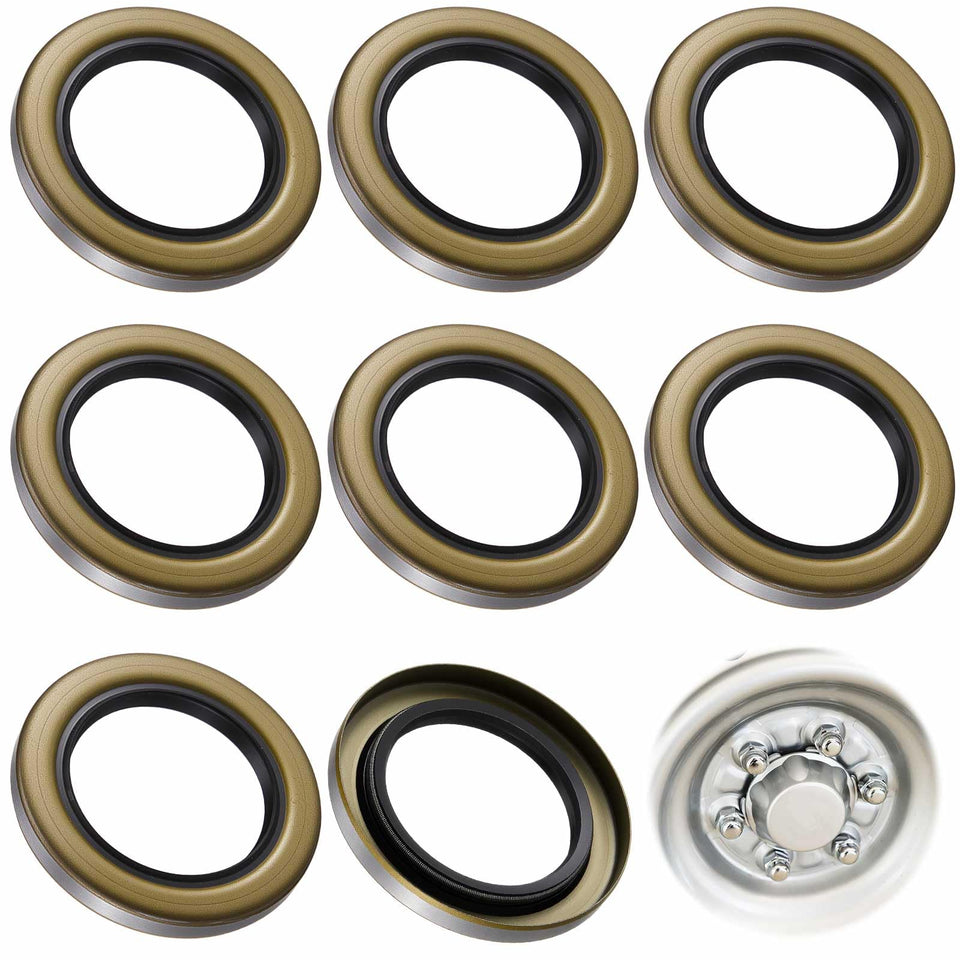Otoolling front packaging showing eight grease seals and model info, durable supply