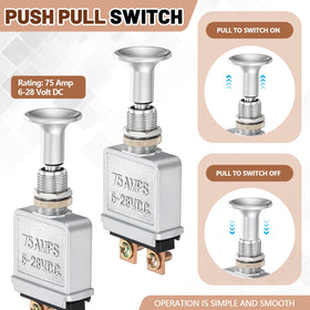 Otoolling switch installed in a vehicle dashboard illustrating compact fit and easy access