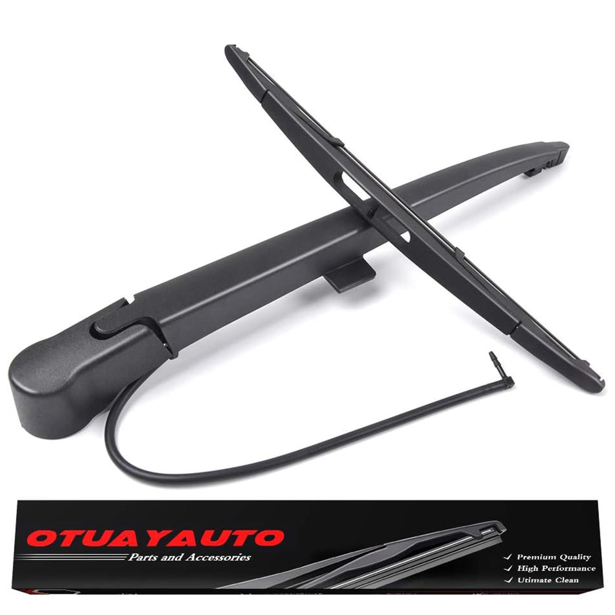 OTUAYAUTO rear wiper arm front view showing OE fit and reliable replacement