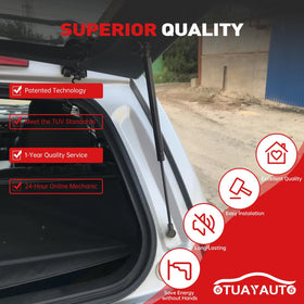 OTUAYAUTO ball-stud end detail highlighting quick clip-on installation