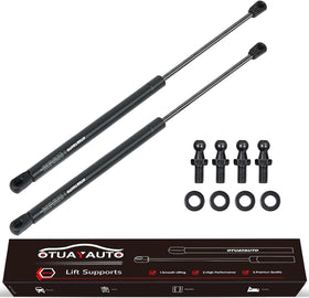 OTUAYAUTO front hood struts pack showing product and benefits