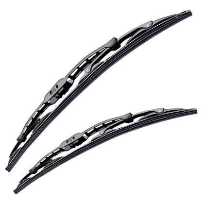 OTUAYAUTO front packaging showing 22+22 inch wiper pair and fit details, easy replacement benefit
