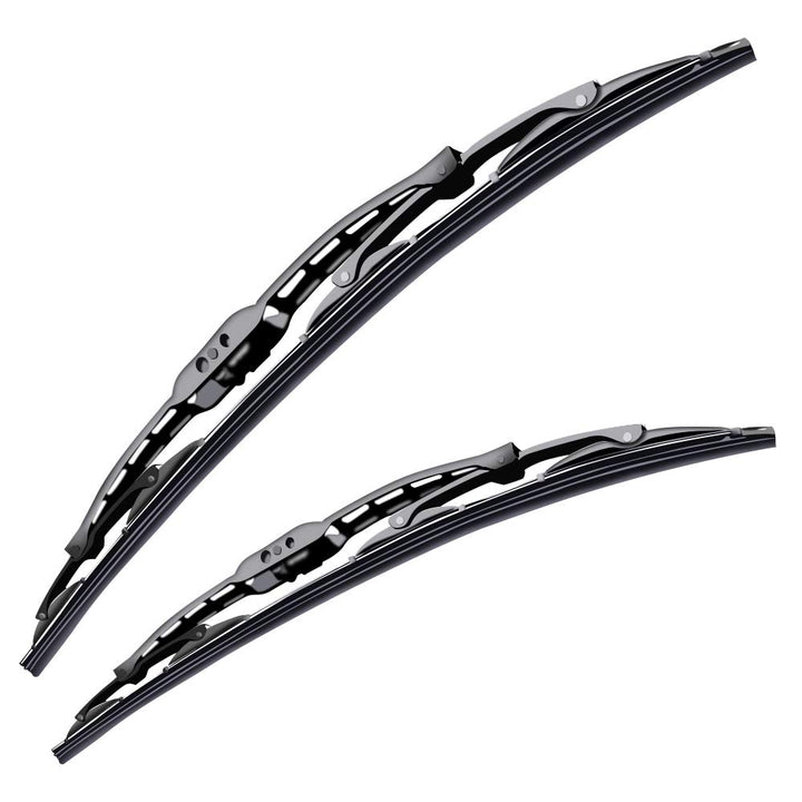 OTUAYAUTO front packaging showing 22+22 inch wiper pair and fit details, easy replacement benefit
