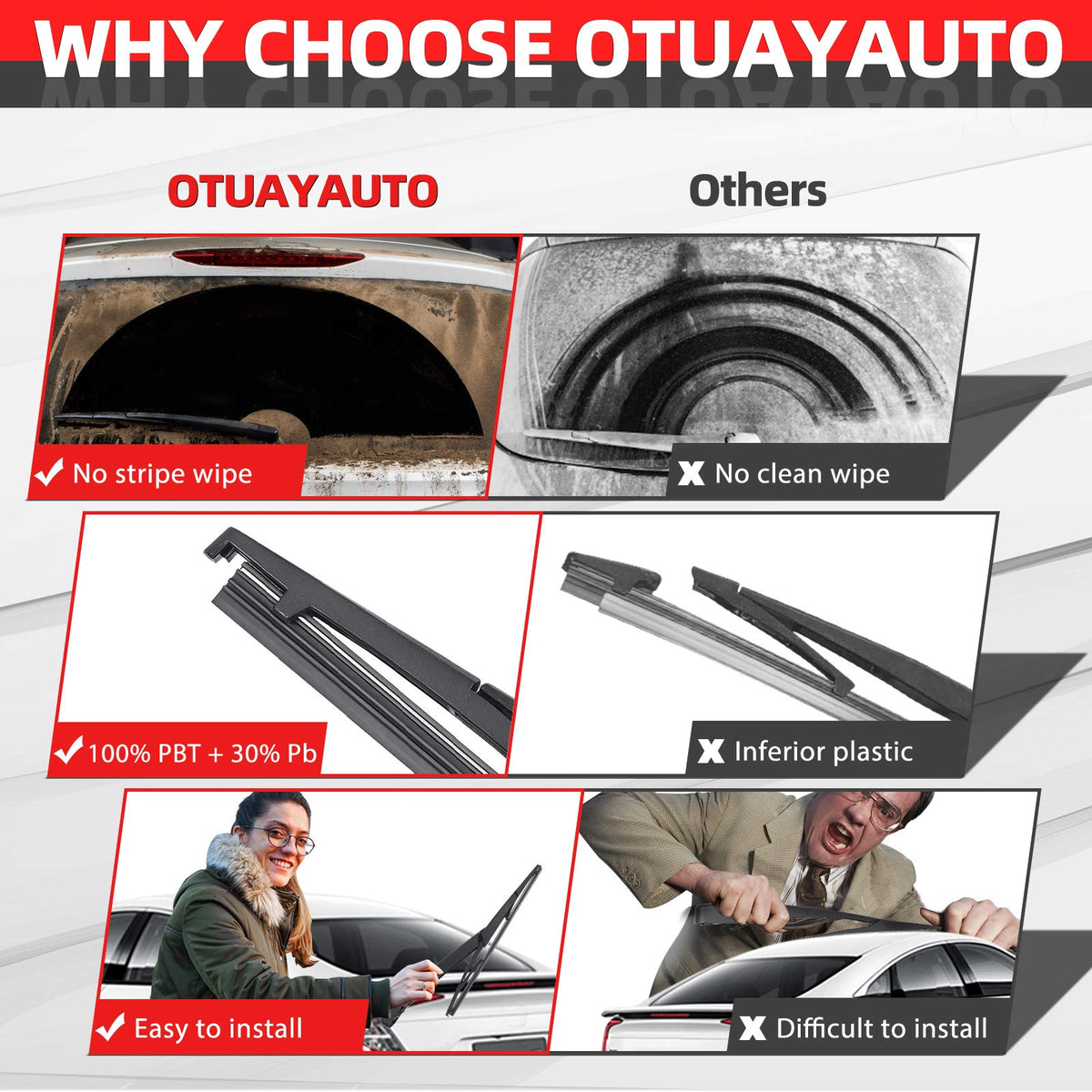OTUAYAUTO instruction manual and parts laid out for easy DIY installation