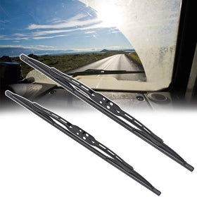 OTUAYAUTO wipers in use during rain, improved road visibility and quiet operation benefit