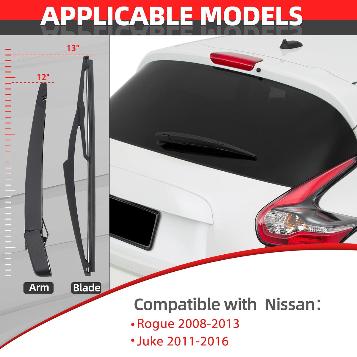 OTUAYAUTO package contents with arm, 12-inch blade and instruction manual