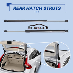 OTUAYAUTO packaged pair of rear hatch shocks displaying included two-piece replacement convenience