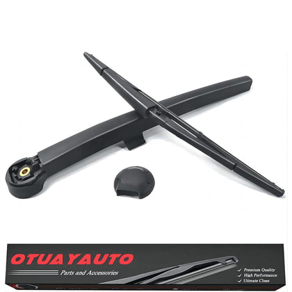 OTUAYAUTO front packaging showing the rear wiper arm and blade, ready to install