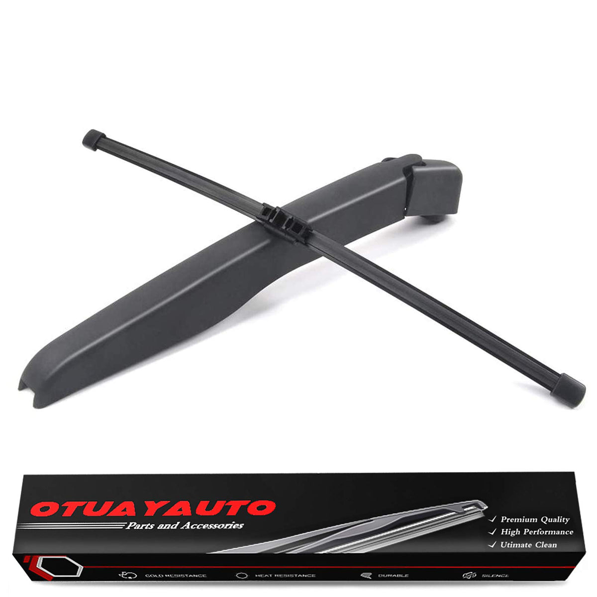 OTUAYAUTO packaged rear wiper set showing complete contents and OEM fit