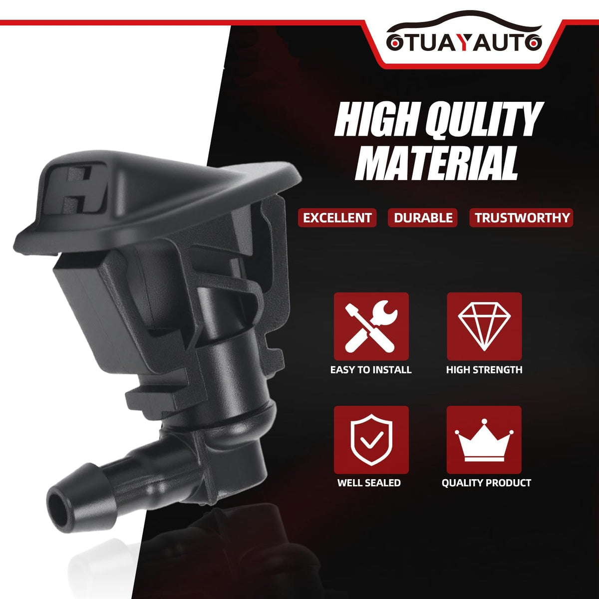 OTUAYAUTO kit next to a coin showing size and easy handling benefit