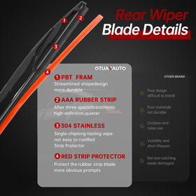 OTUAYAUTO side profile showing blade contact and quiet sweeping