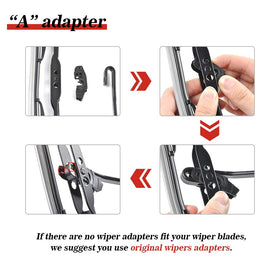 OTUAYAUTO 22-inch blade beside measuring tape, clear size comparison for correct fit benefit