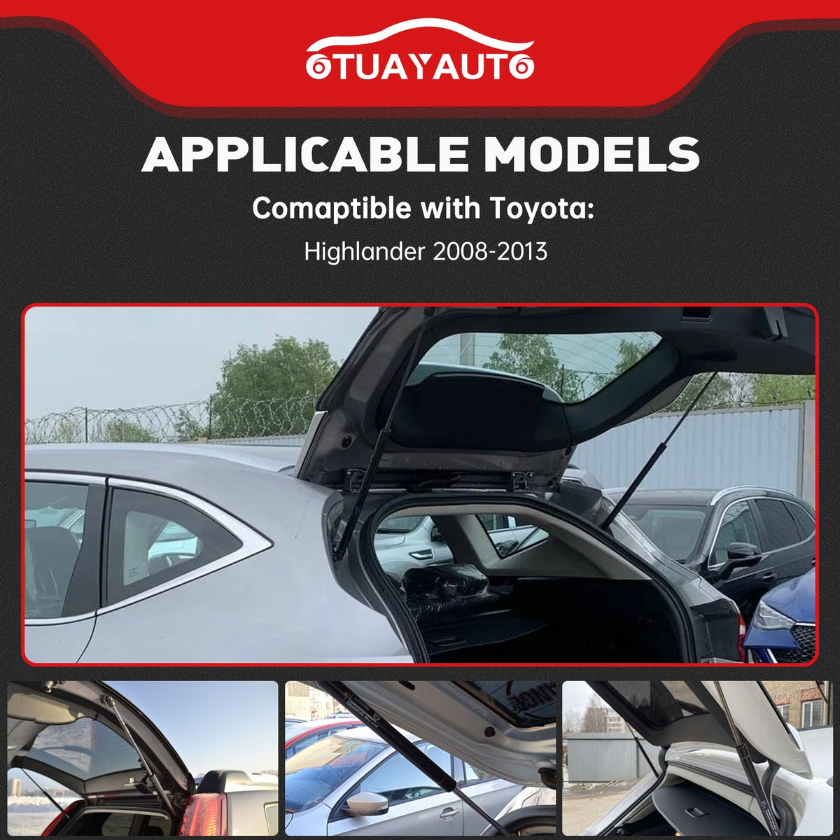 OTUAYAUTO closeup of strut rod and seal showing corrosion resistance benefit