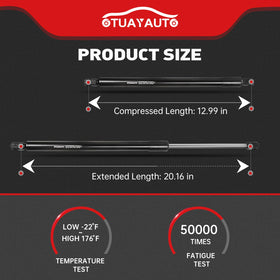 OTUAYAUTO strut installed on Highlander demonstrating smoother hatch lift