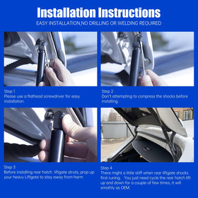 OTUAYAUTO lifestyle image of open 4Runner hatch showing reliable holding benefit
