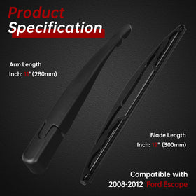 OTUAYAUTO close-up of wiper arm cover showing solid construction and seal
