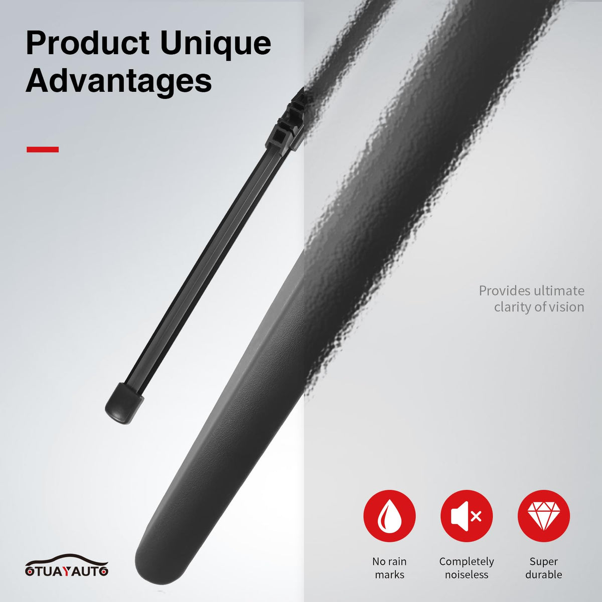 OTUAYAUTO wiper arm mount detail illustrating secure OEM fit