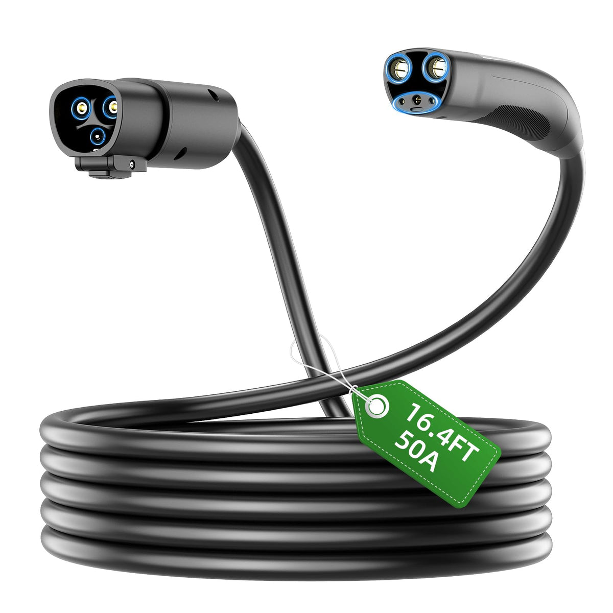Otytkgo front view NACS plug showing robust connector and safe sealing