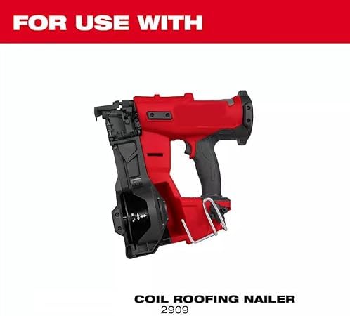 Ouassiidb installed on coil roofing nailer demonstrating alignment benefit