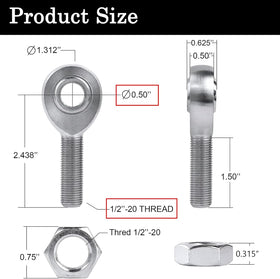 OUBULU close-up of threads and bore highlighting precise machining and durability