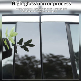 OUKENS close-up of glossy black finish highlighting mirror-like shine
