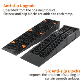 OULEME underside showing six anti-slip blocks for stable use on smooth floors