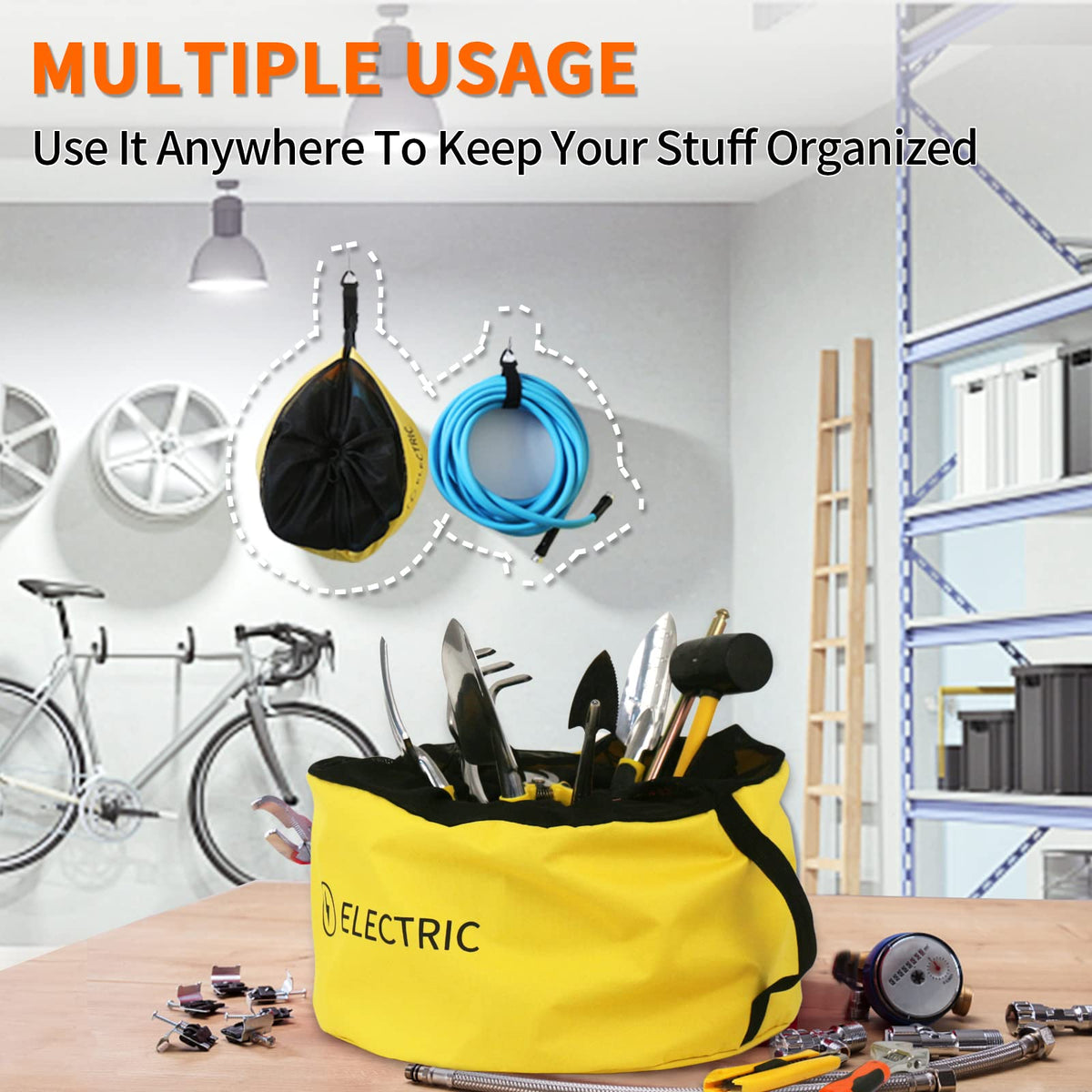 OULEME bag placed at a campsite showing organized gear and quick access benefit