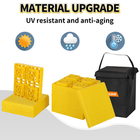 OULEME packed carry bag with blocks inside showing compact storage and portability benefit