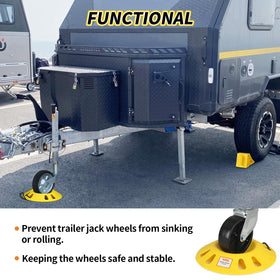 OULEME double 6" configuration side profile improving trailer stability