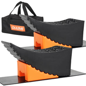 OULEME front view of 6 inch leveling block pack showing durable construction and capacity