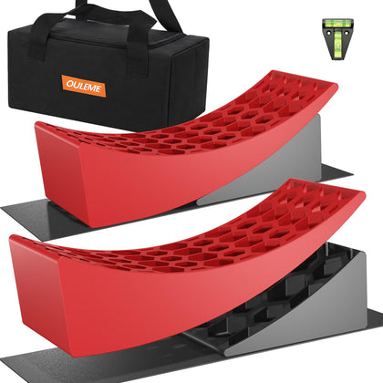 OULEME front packaging showing complete leveling kit with durable carry bag for convenience