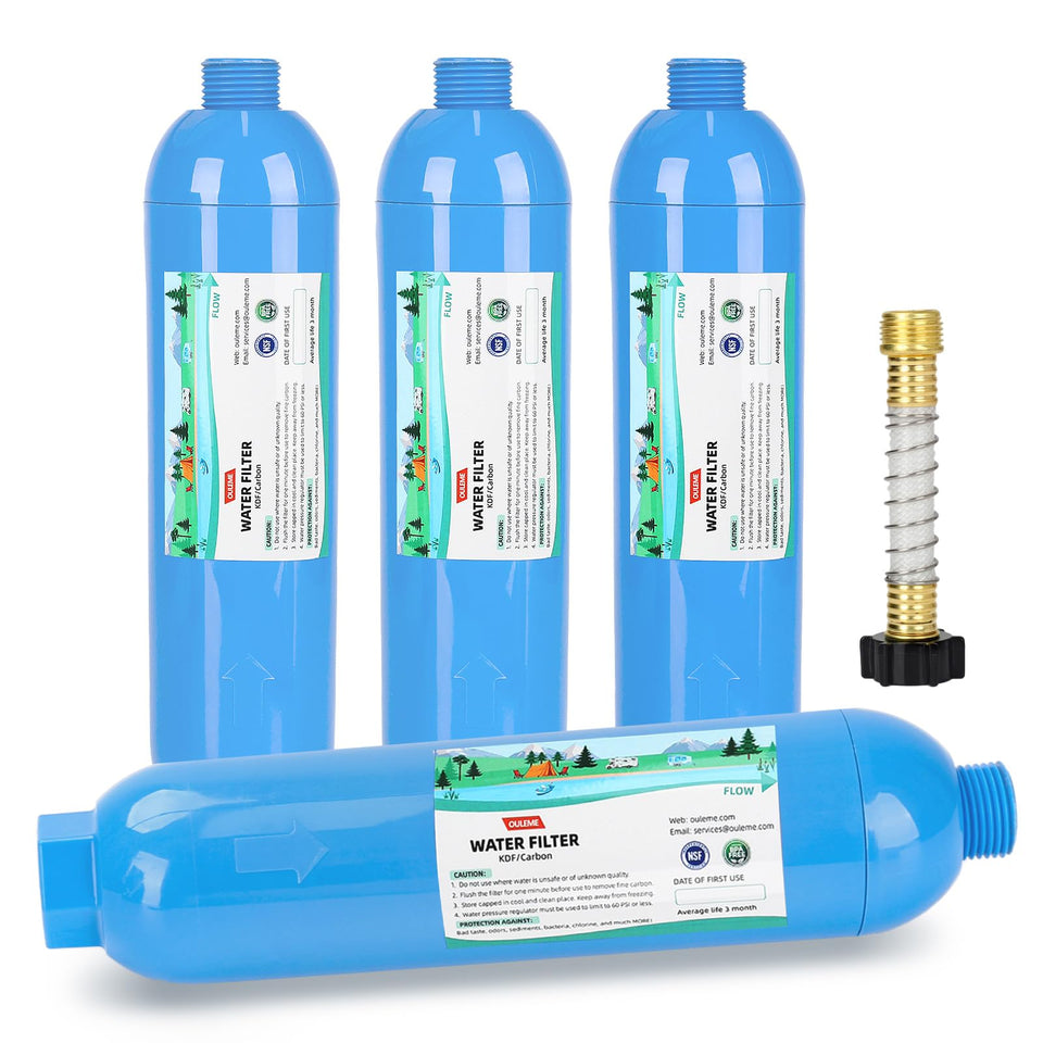 OULEME front packaging showing 4-pack and NSF certification benefit clarity