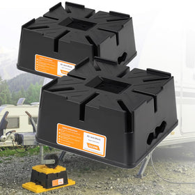 OULEME front view of two blocks showing sturdy footprint and stability benefit