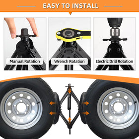 OULEME included ratchet wrench, hex socket and storage bag organized for easy transport