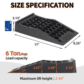 OULEME close-up of textured top for improved tire grip and safety