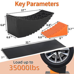 OULEME detail of thick rubber non-slip pad adding traction and surface protection