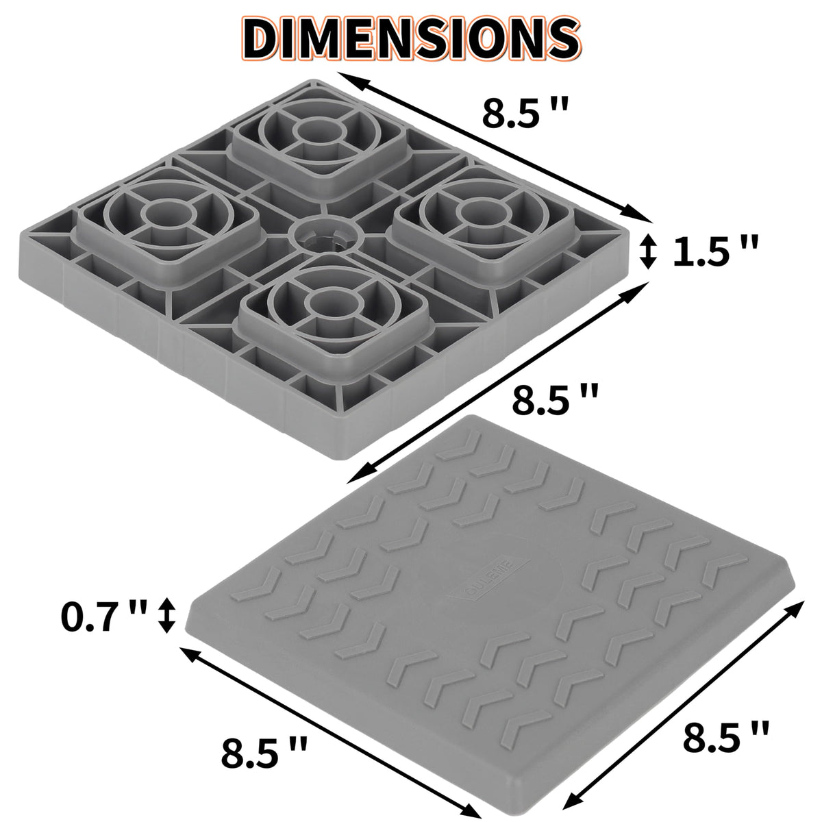 OULEME single top block top view for precise finishing adjustments